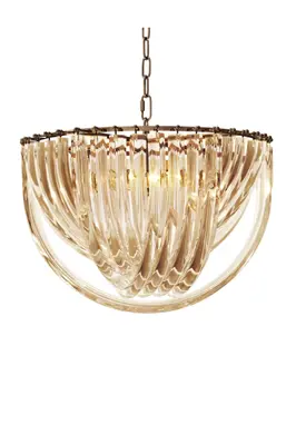 Lucite Loop Chandelier | Eichholtz Murano