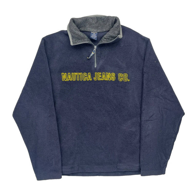 Nautica Jeans Co. Nautica Spellout Fleece - Large Blue Polyester