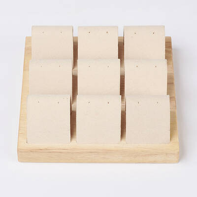 Wood Earring Displays