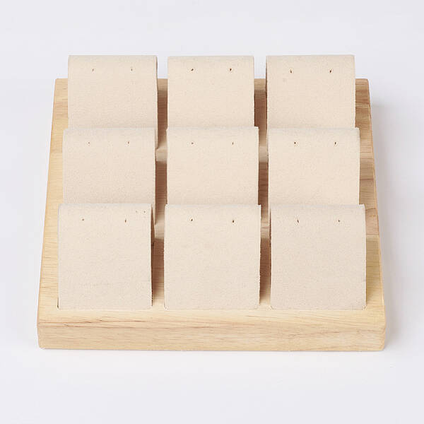 Wood Earring Displays