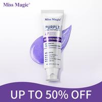 [MissMagic Official] Purple Toothpaste | Advanced Color-Correcting Whitening | Dense Foam | Stain Removal | Long-Lasting Fres...