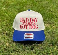 Bad Day To Be a Hot Dog Embroidered Hat, Funny Baseball Hat, Summer Hat, Funny Trendy Trucker Snapback Hat, Fourth of July Ha...
