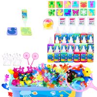 Magic Water Gel Kit Toys for Kids: 20 Colors Water Gel with Pearlized & Luminous Magic Paint Gel - Handmade Creative Water Ar...
