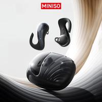 Miniso X8  Wireless OWS open Ear Headphones Bluetooth 5.4 IPX6 Waterproof Bone Conduction Earphones Over Ear Headphones for R...