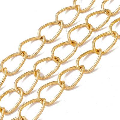 3.28 Feet Oval Oxidation Aluminum Curb Chains