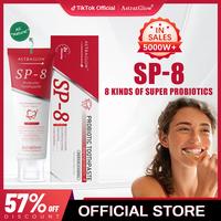 SP - 8 AstraGlow Probiotic Toothpaste: Assists in Removing Surface Stains, Brightens Teeth Naturally, Supports Oral Wellness,...