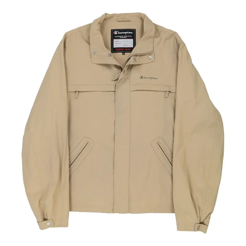 Champion Jacket - 2XL Beige Cotton Blend