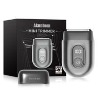 Akunbem Mini Electric Razor for Men , Waterproof & Comfortable One-Button Long Lasting for Travel & Daily Use, 2025 New Beard...