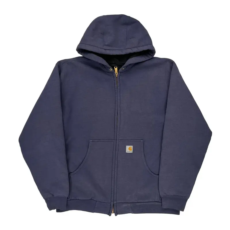 Carhartt Oversized Hoodie - XL Blue Cotton Blend