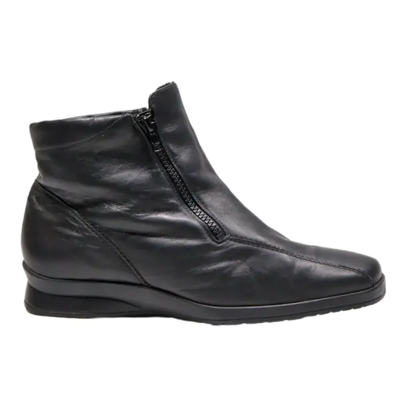 SEMLER Ankle Boots Black Leather Mens UK 7