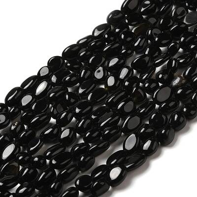 Natural Obsidian Beads Strands