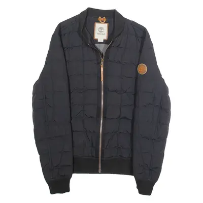 TIMBERLAND Mens Quilted Jacket Black Nylon S