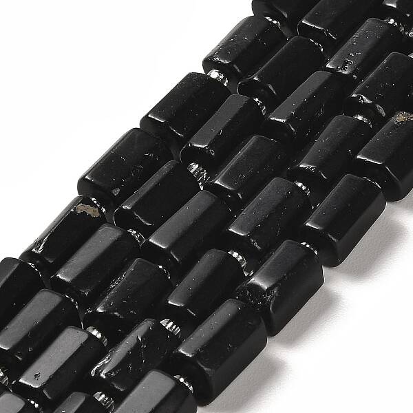 Natural Black Tourmaline Beads Strands