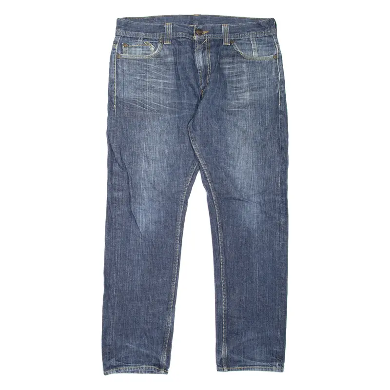 LEVI'S 511 Jeans Mens Blue Skinny Straight Stone Wash W36 L32