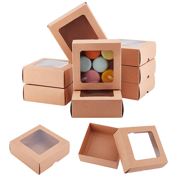 Folding Kraft Paper Cardboard Jewelry Gift Boxes