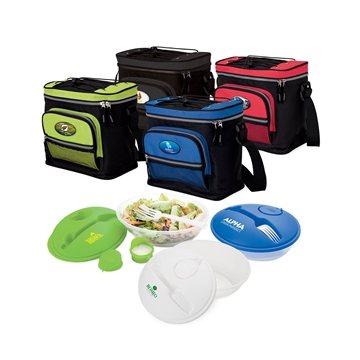 13 Customized Thalia 2 Piece Salad Cooler Set - Insulated & 12 Can ...