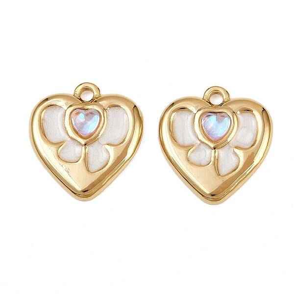 304 Stainless Steel Enamel Pendants