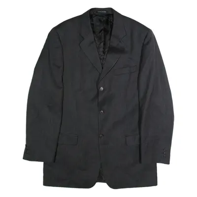PIERRE BALMAIN Mens Blazer Jacket Grey Wool XL