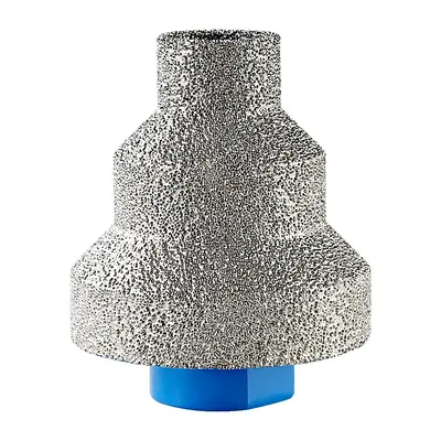 20-35-50MM Diamond Step Chamfer Drill Bit - Hole Enlargement/Edge Trimming for Tile, Marble, Porcelain & Masonry - Angle Grin...