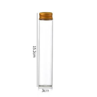 Clear Glass Bottles Bead Containers