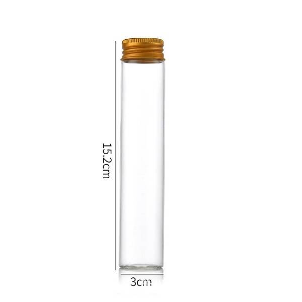 Clear Glass Bottles Bead Containers