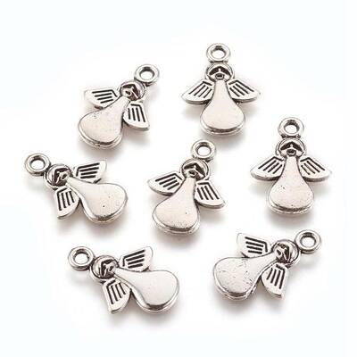 Tibetan Style Angel Alloy Pendants