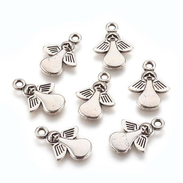 Tibetan Style Angel Alloy Pendants