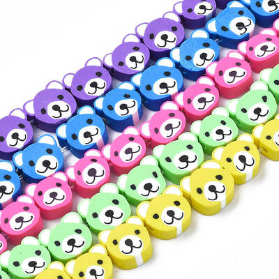 Handmade Polymer Clay Bead Strands