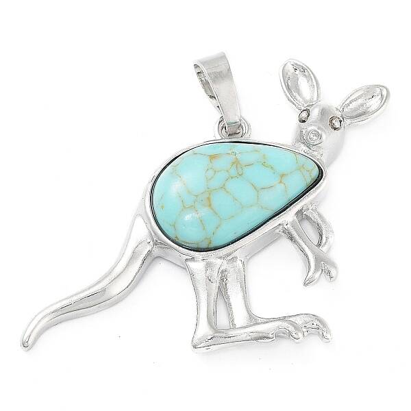 Synthetic Turquoise Pendants