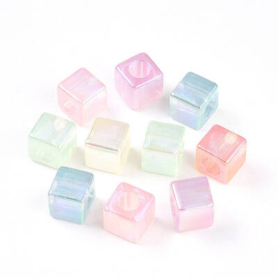 Transparent UV Plating Acrylic Beads