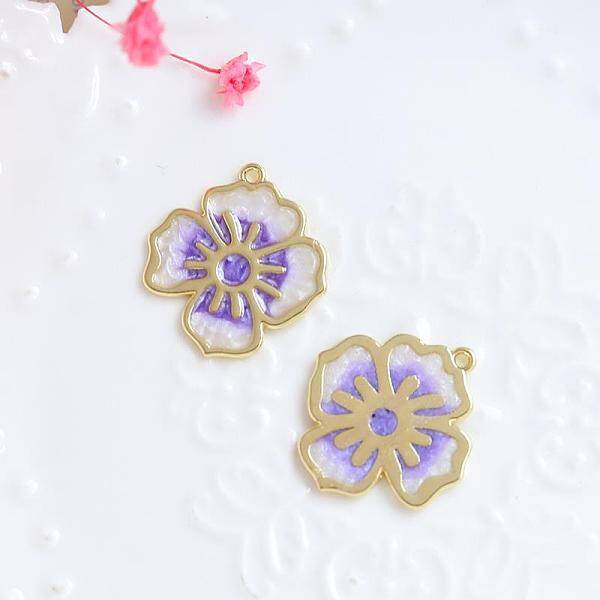 Alloy Enamel Pendants
