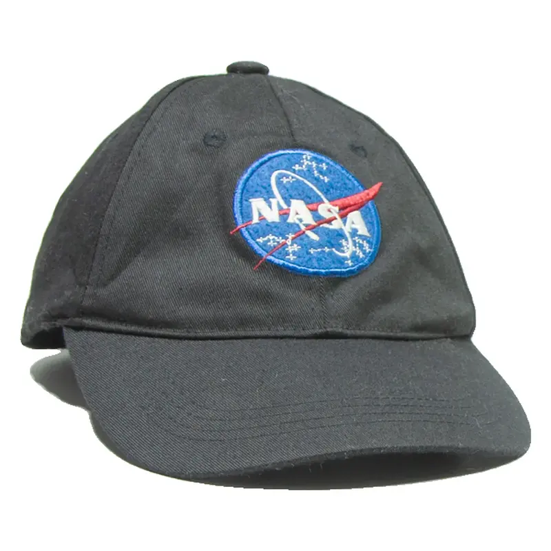 SPIRIT HALLOWEEN Nasa Mens Baseball Cap Black ONE SIZE