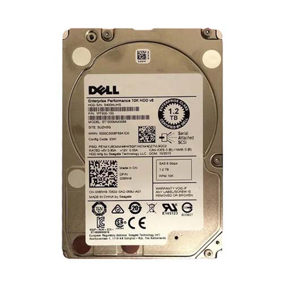 036RH9 Dell 1.2TB 6Gb/s SAS 10000 2.5-inch 128MB Hard Drive