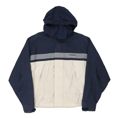 Nautica Jacket - Large Block Colour Cotton Blend