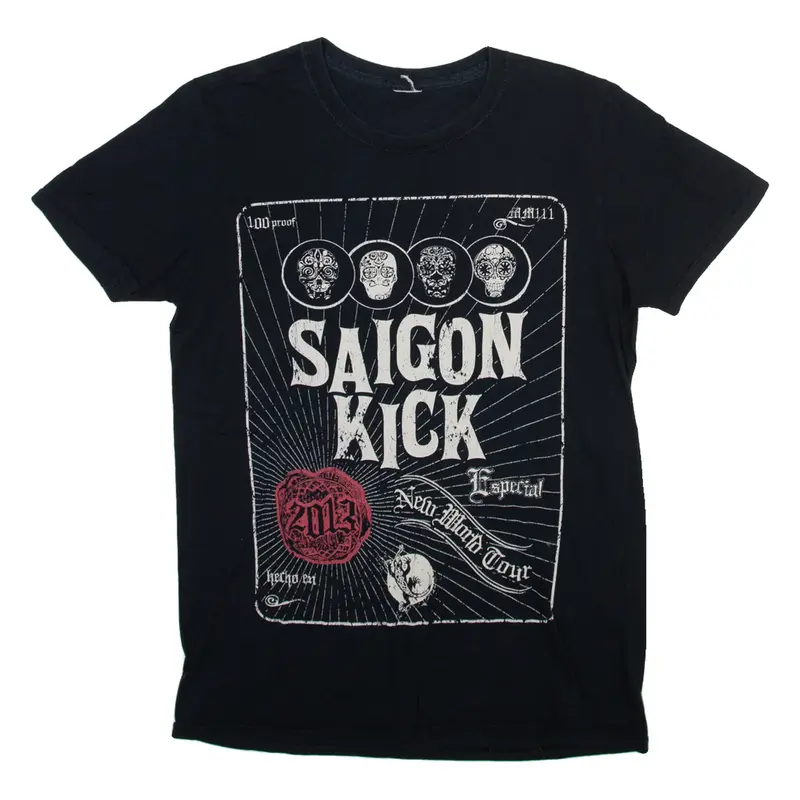 SAIGON KICK Mens Band T-Shirt Blue S