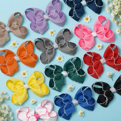 JoyBowie 12 pieces colorful bubble lace bow hairpins, girls' hair accessories, 3 styles to choose from, daily street party fa...