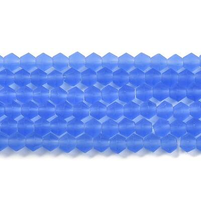Imitate Austrian Crystal Frosted Glass Beads Strands