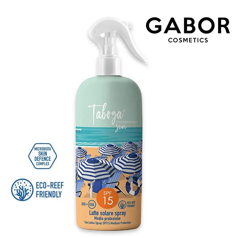 Taboga face and body spray sun milk spf15 250 ml