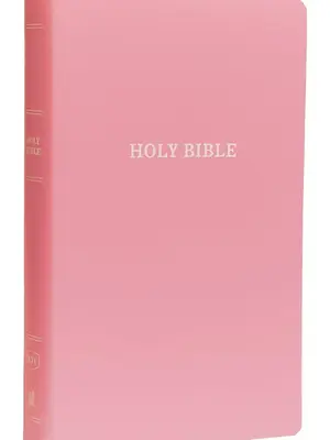 KJV Holy Bible: Gift and Award, Pink Leather-Look, Red Letter, Comfort Print: King James Version