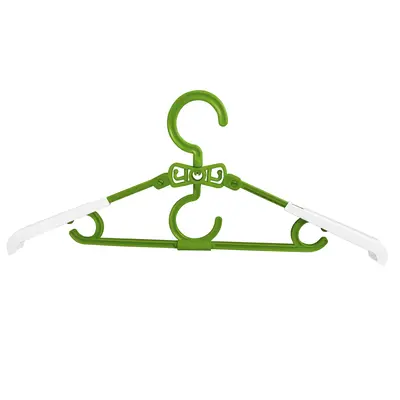 Home Magic Folding Color Hangers | Color: Green