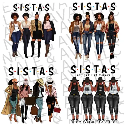 Sistas Direct to Film Transfer Set