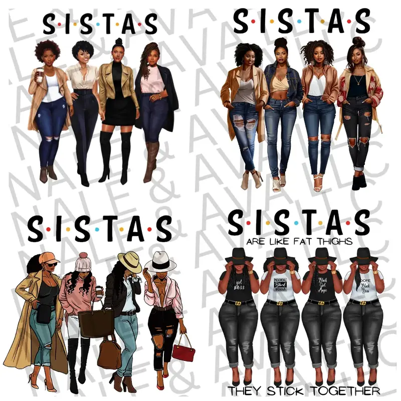 Sistas Direct to Film Transfer Set