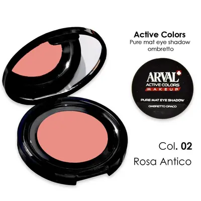 ARVAL Pure mat eyeshadow n. 02 - antique pink matte eyeshadow