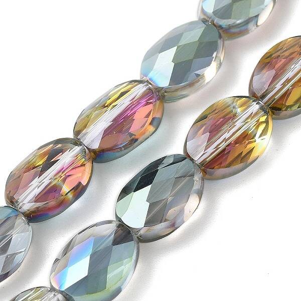 Electroplate Glass Beads Strands