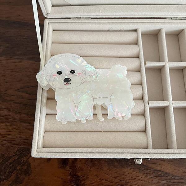 Dog Cellulose Acetate(Resin) Claw Hair Clips