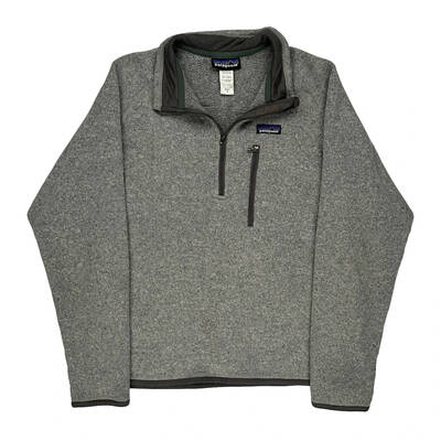 Patagonia Fleece - Medium Grey Polyester | Size: medium