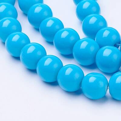 Painted Glass Bead Strands