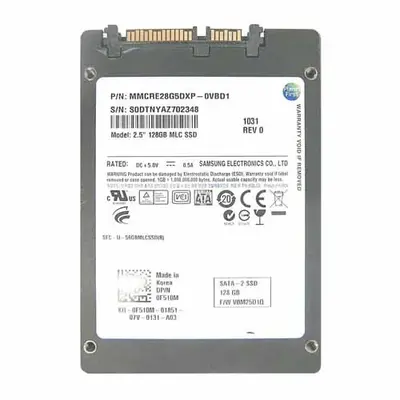 Dell F510M | 128GB Multi-Level Cell SATA 3Gb/s 2.5-Inch Solid State Drive