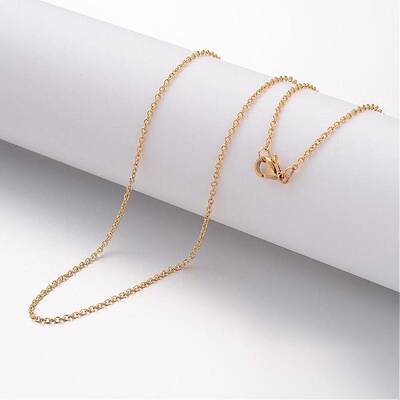 Ion Plating(IP) 304 Stainless Steel Necklace