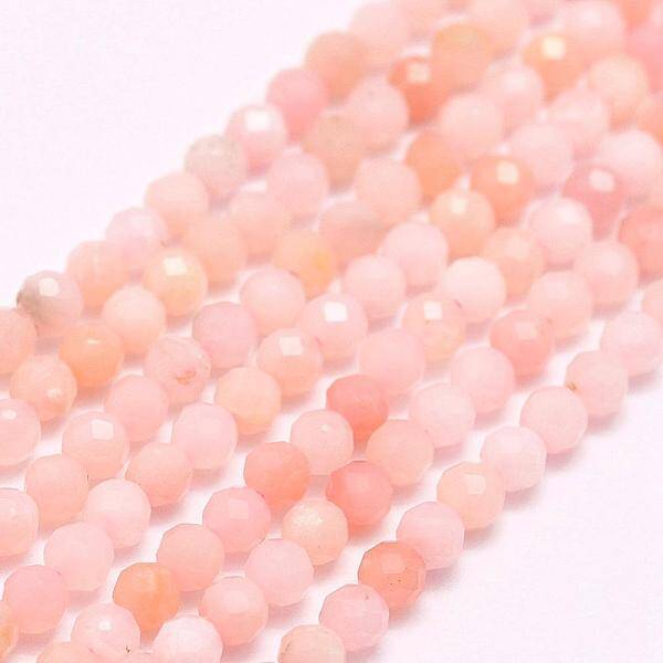 Natural Pink Opal Beads Strands